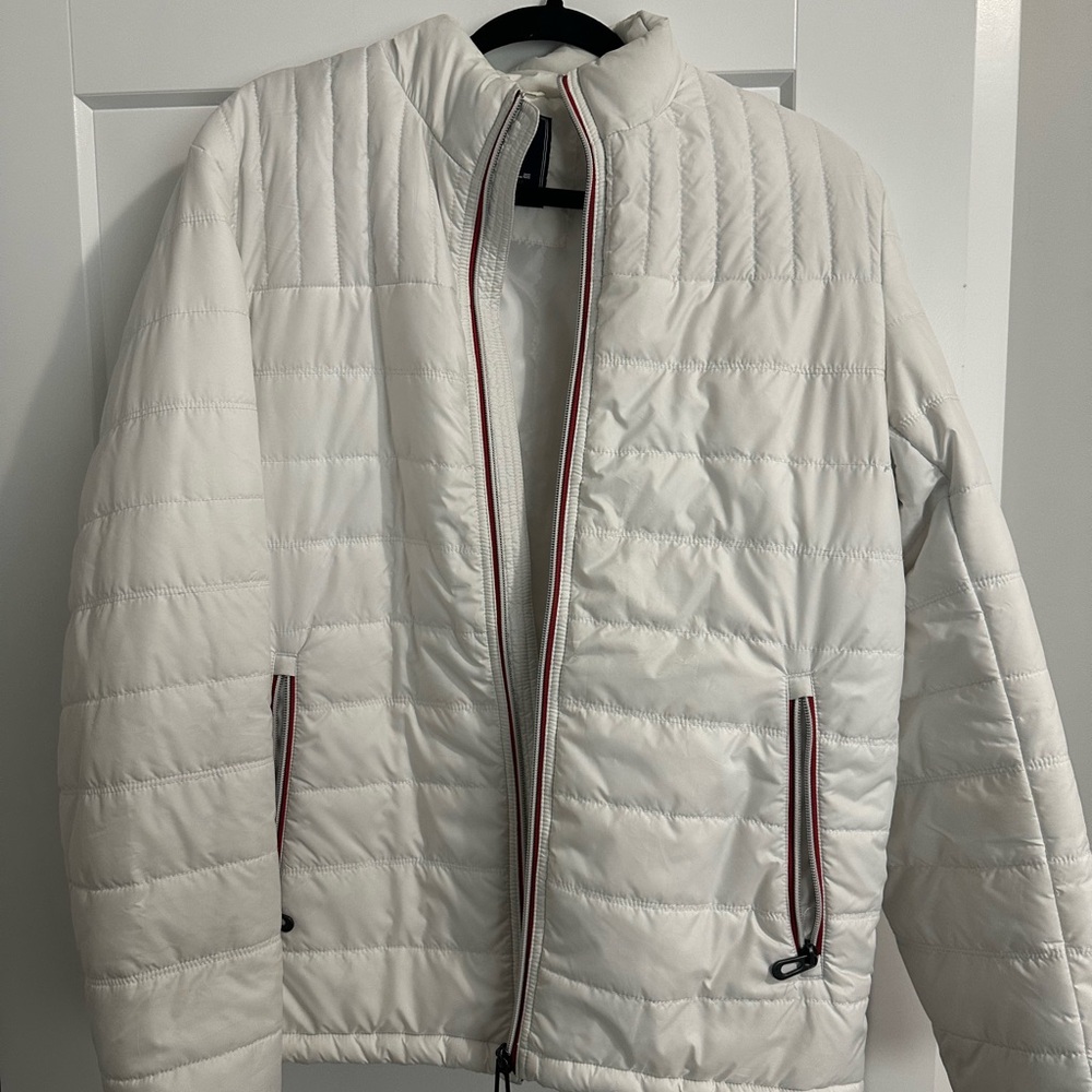 White octave meetle Quilted Men's Jacket
